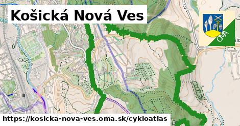 ikona Košická Nová Ves: 7,0 km trás cykloatlas v kosicka-nova-ves