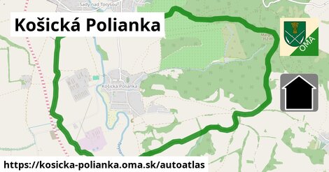 ikona Mapa autoatlas v kosicka-polianka