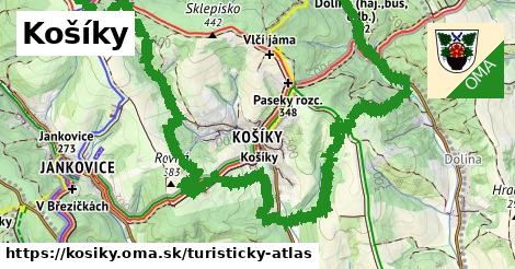 ikona Turistická mapa turisticky-atlas v kosiky