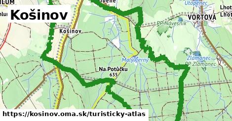 ikona Turistická mapa turisticky-atlas v kosinov