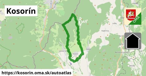 ikona Mapa autoatlas v kosorin