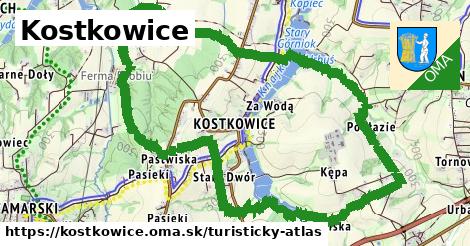 ikona Turistická mapa turisticky-atlas v kostkowice