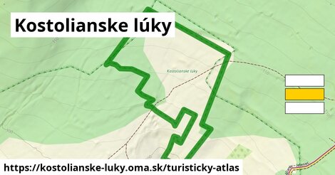 ikona Turistická mapa turisticky-atlas v kostolianske-luky