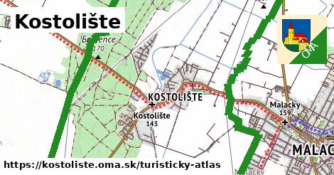 ikona Turistická mapa turisticky-atlas v kostoliste