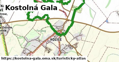 ikona Turistická mapa turisticky-atlas v kostolna-gala