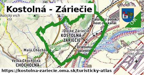 ikona Turistická mapa turisticky-atlas v kostolna-zariecie