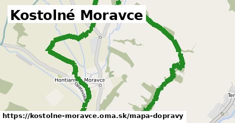 ikona Kostolné Moravce: 0 m trás mapa-dopravy v kostolne-moravce