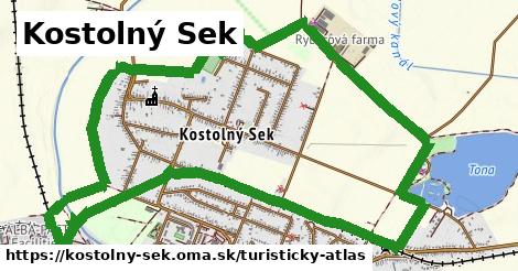 ikona Kostolný Sek: 0 m trás turisticky-atlas v kostolny-sek