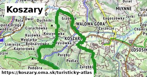 ikona Turistická mapa turisticky-atlas v koszary