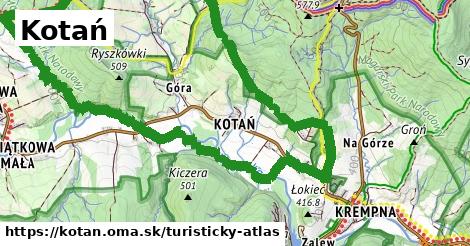 ikona Turistická mapa turisticky-atlas v kotan