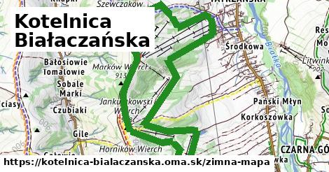 ikona Zimná mapa zimna-mapa v kotelnica-bialaczanska