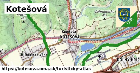 ikona Turistická mapa turisticky-atlas v kotesova