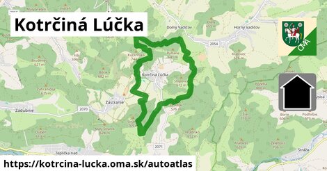 ikona Mapa autoatlas v kotrcina-lucka