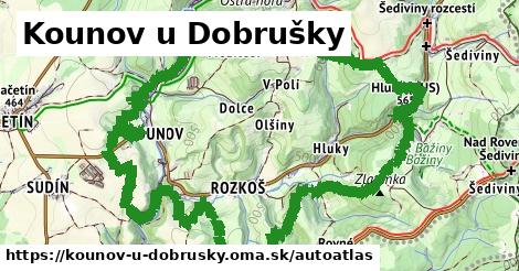 ikona Mapa autoatlas v kounov-u-dobrusky