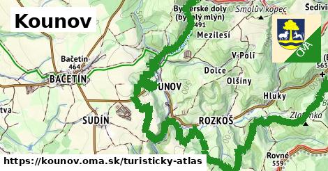 ikona Turistická mapa turisticky-atlas v kounov