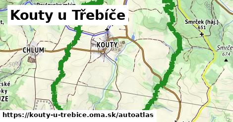 ikona Mapa autoatlas v kouty-u-trebice