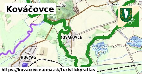 ikona Kováčovce: 6,5 km trás turisticky-atlas v kovacovce