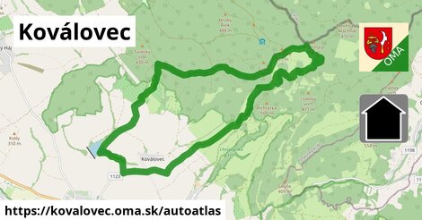 ulice v Koválovec, okres SI