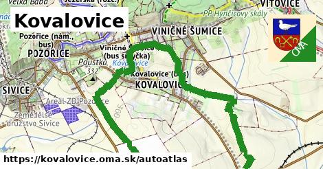 ikona Mapa autoatlas v kovalovice