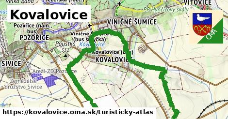 ikona Turistická mapa turisticky-atlas v kovalovice