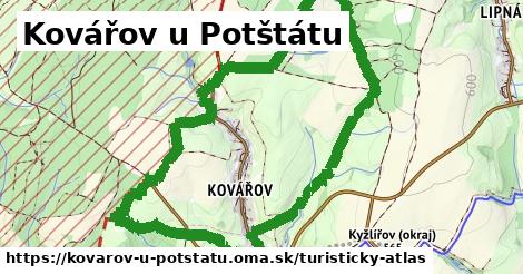 ikona Turistická mapa turisticky-atlas v kovarov-u-potstatu