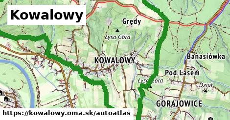 ikona Mapa autoatlas v kowalowy