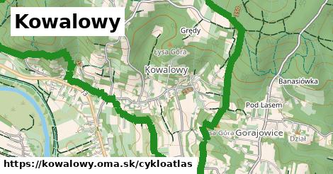 ikona Kowalowy: 0 m trás cykloatlas v kowalowy