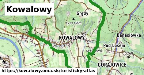 ikona Kowalowy: 0 m trás turisticky-atlas v kowalowy