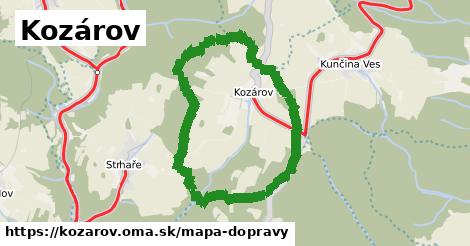 ikona Mapa dopravy mapa-dopravy v kozarov