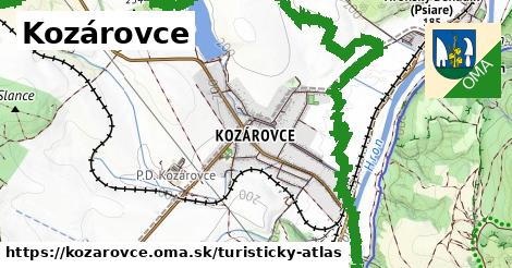 ikona Turistická mapa turisticky-atlas v kozarovce