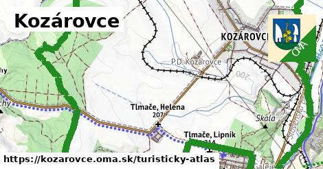 ikona Turistická mapa turisticky-atlas v kozarovce