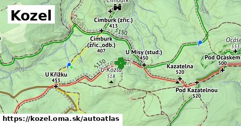 ikona Mapa autoatlas v kozel