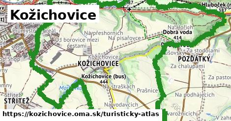 ikona Turistická mapa turisticky-atlas v kozichovice