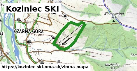 ikona Zimná mapa zimna-mapa v koziniec-ski