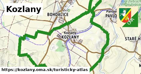 ikona Turistická mapa turisticky-atlas v kozlany