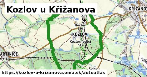 ikona Mapa autoatlas v kozlov-u-krizanova