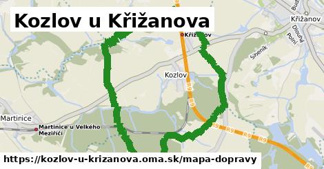 ikona Mapa dopravy mapa-dopravy v kozlov-u-krizanova