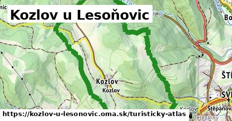 ikona Kozlov u Lesoňovic: 0 m trás turisticky-atlas v kozlov-u-lesonovic