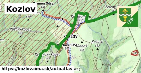 ikona Mapa autoatlas v kozlov