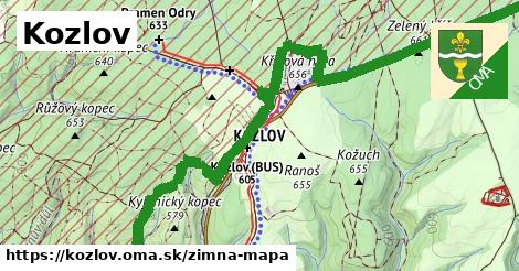 ikona Zimná mapa zimna-mapa v kozlov