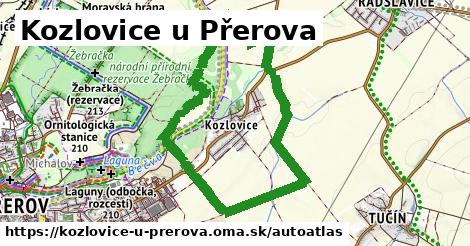 ikona Mapa autoatlas v kozlovice-u-prerova