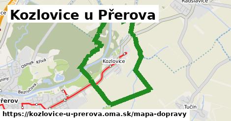 ikona Mapa dopravy mapa-dopravy v kozlovice-u-prerova