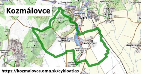 ikona Cyklo cykloatlas v kozmalovce