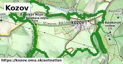 ikona Mapa autoatlas v kozov