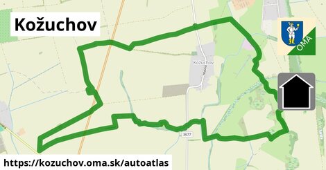 ikona Mapa autoatlas v kozuchov