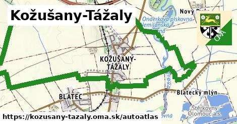 ikona Mapa autoatlas v kozusany-tazaly