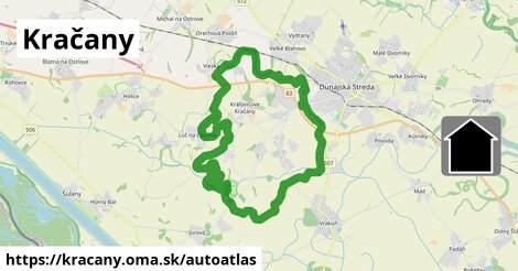 ikona Mapa autoatlas v kracany