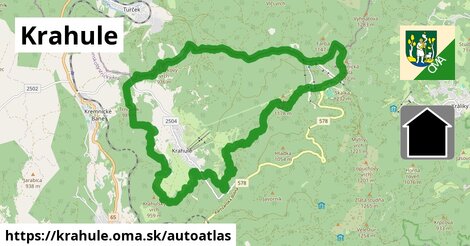 ikona Mapa autoatlas v krahule