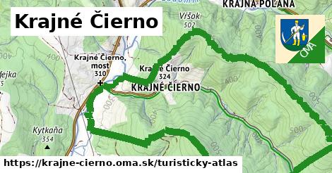 ikona Turistická mapa turisticky-atlas v krajne-cierno