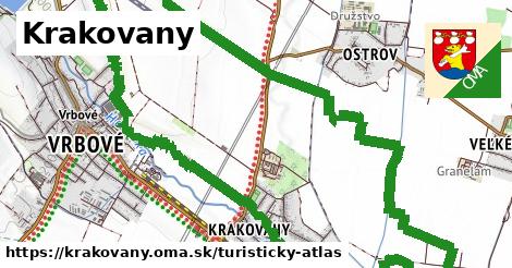 ikona Krakovany: 0 m trás turisticky-atlas v krakovany